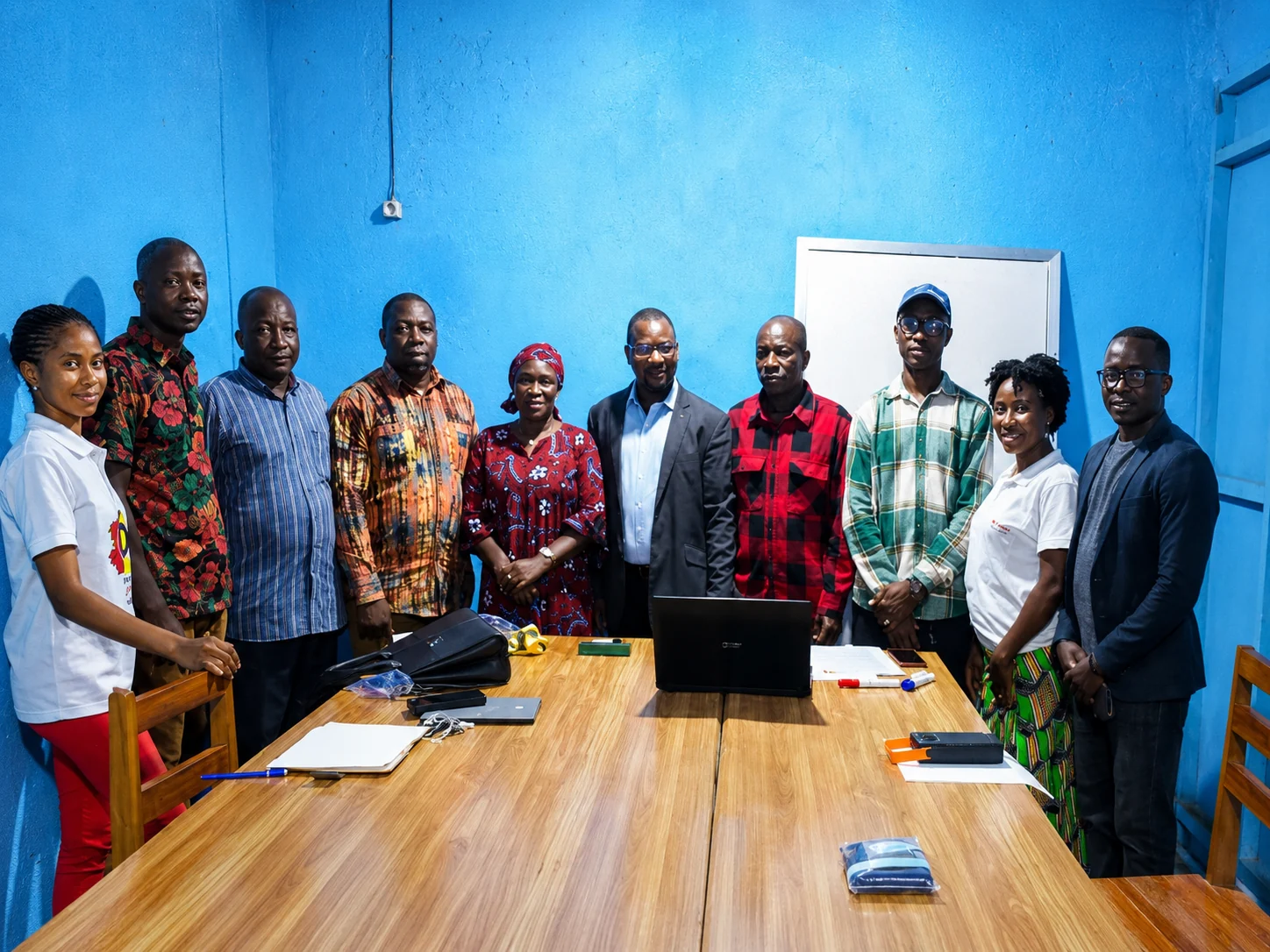 Équipe CABINET AFRIKA CONSULTING en réunion