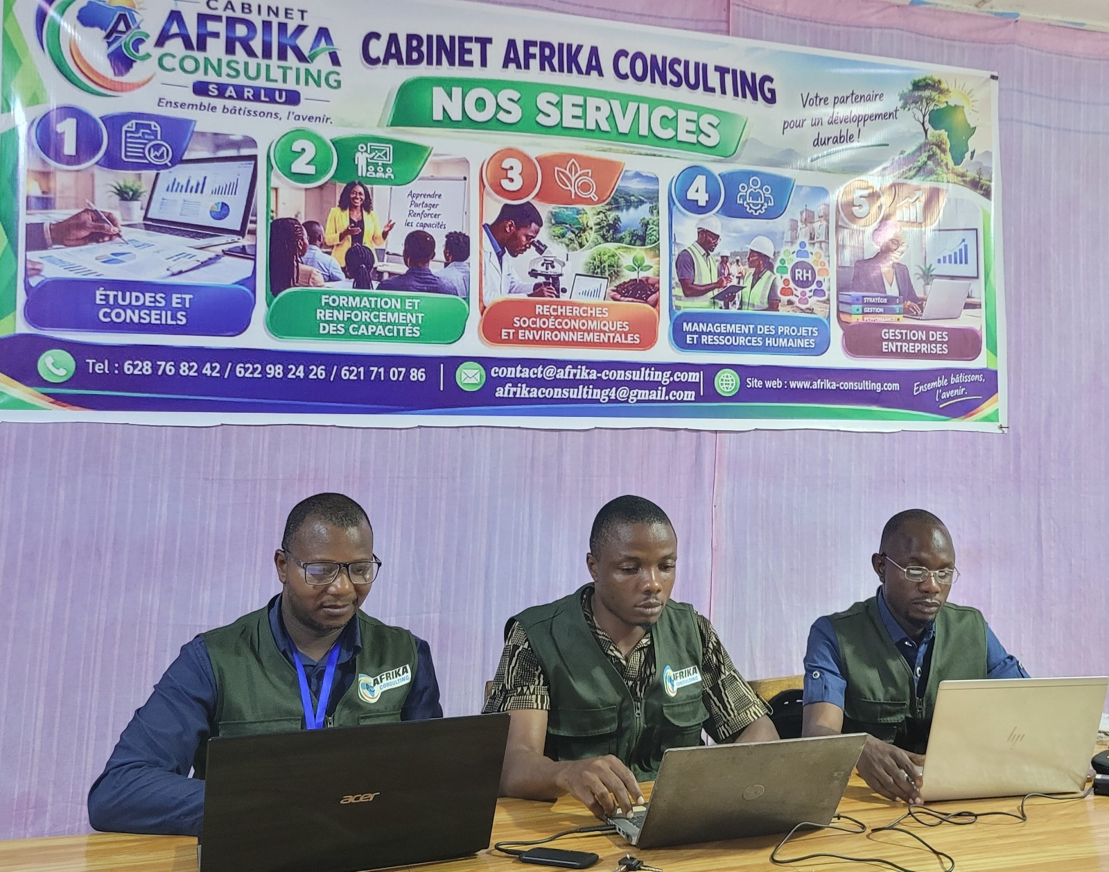 Photo de l’équipe du CABINET AFRIKA CONSULTING